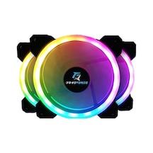 Gameforce Dualrıng 3X120Mm Sese Duyarlı A Rgb Kasa Fanı