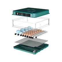 Kuluçka Makinesi Extra Hediyeli 130 Lu Tam Otomatik Yedek Motorlu