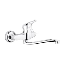 Aqua Mix Aplike Eviye Bataryası Krom