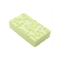 Springsun Çocuklar İçin Yüksek Yoğunluklu Yıkama Sporu - Kuru Cilt Kuru Maddeyi Kolayca Kaldırır - Evde Kullanıma Uygun Yeşil