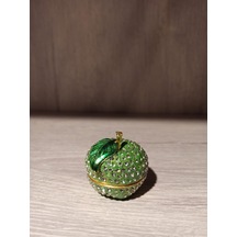 Swarovski Taşlı Elma Mücevherlik / Dekoratif Biblo