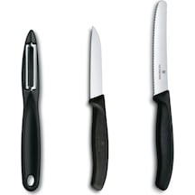 Victorinox Siyah Soyacak ve Bıçak Set