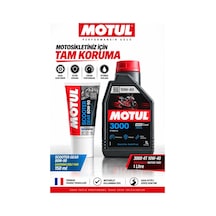 Motul 3000 10w-40 4t 1l + Scooter Gear 80w-90 Motor Ve Şanzıman Yağı Seti