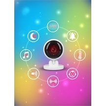 Wearfitpro 720p Hd Akıllı Bebek Kamerası & Video Monitörü Gece Görüşlü, Ninni Özellikli, Çift Yönlü Ses