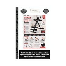 Relife Av-01 Abdomınal Karın Kas Egzersiz Spor Aleti Vücut Geliştirme Aktif Yaşam Fitness Ürünü