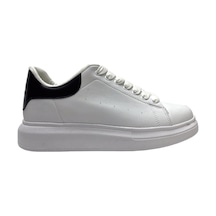 Unisex Yüksek Taban Günlük Spor Sneaker Ayakkabı Beyaz Siyah-beyaz Sıyah Beyaz - Siyah