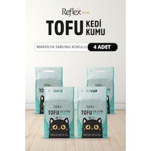 Reflex Plus Marsilya Sabunu Kokulu Tofu Kedi Kumu 7l X 4 Adet