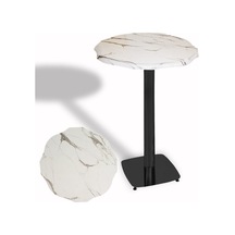 Papatya Bistro Wermodin Masa Yuvarlak 67 Cm Esb - Afyon Mermer Çok Renkli