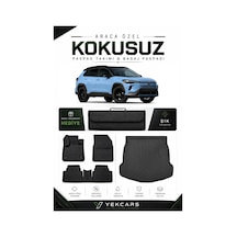 Toyota Corolla Cross 2025 Model Aracınıza Özel 4d Karbonlu Kauçuk Paspas Takımı Ve Bagaj Havuzu