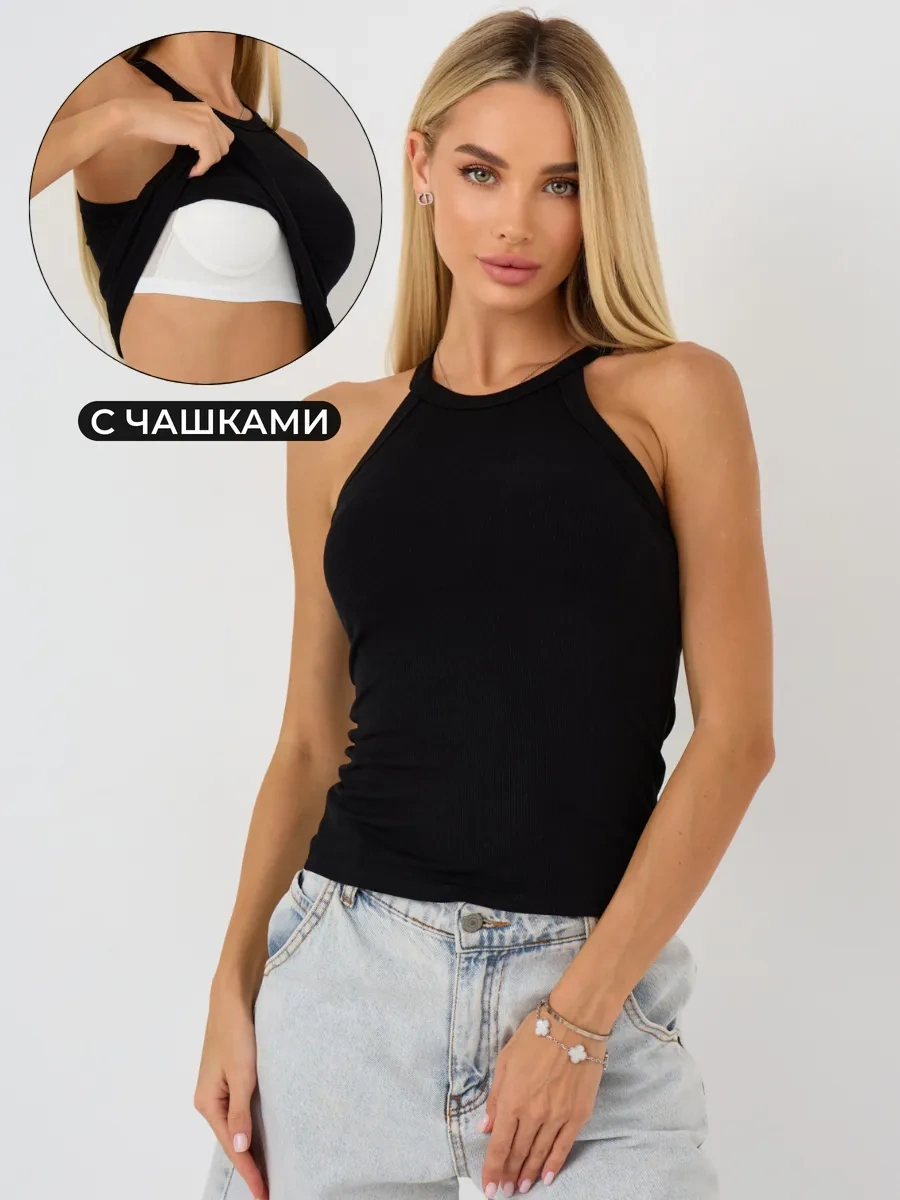 Rebel Chıc Sporcu Yarışı İçin Sütyenli Yazlık Atlet 232217999 Siyah