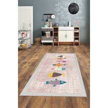 West Home Dijital Baskılı Yıkanabilir Kaymaz Taban Mutfak Halısı Wh 342 Rose