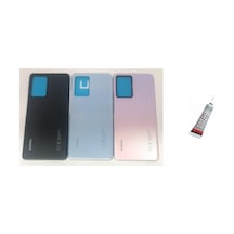 Mi 13 Lite Uyumlu Arka Batarya Kapağı Siyah + B7 Mavi