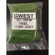 Gwest 2,5X100Mm. (10Cm.) Yeşil Renk Plastik Kablo Bağı 1000 Adet (383634281)