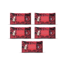 5 Paket Red Rose Islak Havlu Mendil 90 Adet Kapaklı Gül Kokulu Islak Mendil