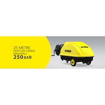 Rotowash HK 2500  10 hp  250 Bar  Tetikli Makaralı Yıkama Makinesi  10 Hp 250 Bar 25 METRE HORTUMLU