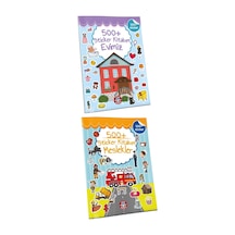 500 Sticker Kitabım Meslekler ve Evimiz  İkili Eko Paket