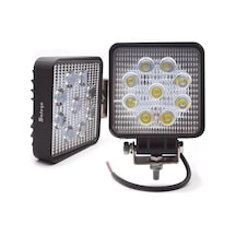 2 Adet Off Road Sis Farı Çalışma Lambası 9 Ledli 12v / 24 V