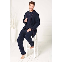 Doreanse Erkek Modal Uzun Kol Hırka T-Shirt Pijama Takımı 4500