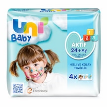 Uni Baby Aktif Islak Mendil 4x52 2'li Set