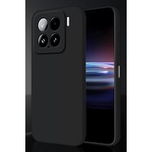 Newface Xiaomi Mi 15 Pro Kılıf Nano İçi Kadife Silikon - Siyah