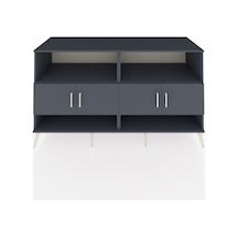 Kronos Konsol 4 Raflı 4 Kapaklı 176x59x99 Antrasit-antrasit/aytaş Antrasit-antrasit/aytaşı