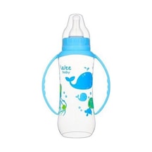 Wee Baby Kulplu PP Biberon 270 ML / Mavi