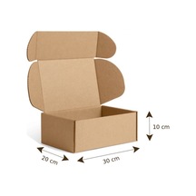 30x20x10 Cm E Dalga E-ticaret Karton Kutu , Kargo Kutusu 15 Adet 15 Adet
