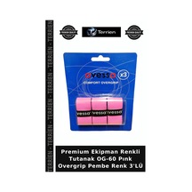 Özel Üretim Og-60 Pınk Overgrip Pembe Renk 3'lü Aksesuar Kavrama