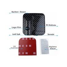 Citroen Kapı Altı Led Aydınlatma Araç Logolu 4 Kapılık