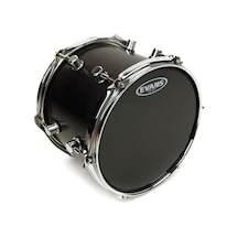 Evans Tt16hbg Hydraulic Black 16 İnç Tom Derisi Profesyonel Siyah Bitiş, Yağlı Yapı İle Gereksiz Çınlamaları Önleyen "fat" Sound Karakteri Ve Maksimum Dayanıklılık