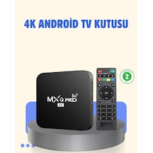 4k Android Tv Box 2gb Ram 16gb Rom, Hızlı Wi-fi Bağlantılı Akıllı Medya Kutusu Diğer