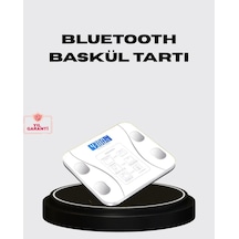 Ers Akıllı Dijital Baskül Bluetooth Bağlantılı, 8 Ölçüm Verili, Akıllı Vücut Analiz Tartısı