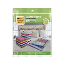 4 Adet Magic Saver Bag Vakumlu Poşet Tekli Xxl Çok Renkli