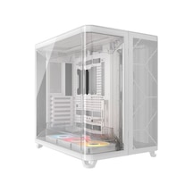 Corsaır Aır 5400 Rs-r Argb Fanlı Triple Chamber Mid-tower Cc-9011319-ww Beyaz Bilgisayar Kasası