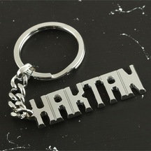 Haktan - 748 - - Nazblsmm - İsimli Anahtarlık Çok Renkli