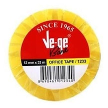 Ve-ge Selefon Bant Offıce Tape 12x33 Metre 6 Adet Bant