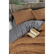 Bonita Nevresim Takımı Çift Kişilik 4 Parça 200x220 Kahverengi/çift Kişilik 0