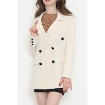 Blazer Ceket Bej - 80027.683. Çok Renkli