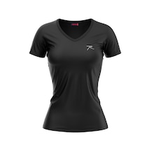 Raru Kadın %100 Pamuk T-Shirt Mulıer Siyah
