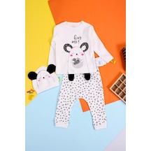 Babydonat Kız Bebek Takımı Renkli Çok Renkli