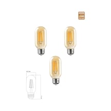 Rustik Led Ampul 6w 2500k E27 Gün Işığı 3'lü Erd-45