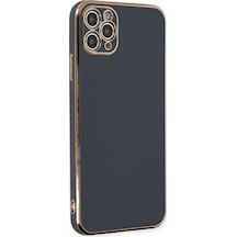 Apple iPhone Uyumlu 11 Pro Max Kılıf Volet Silikon - Siyah Bzsxx00 1