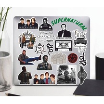 Süpernatural Seri 3 Sticker Seti Laptop Ajanda Pc Tablet Telefon Defter Etiket Bullet Journal Diğer