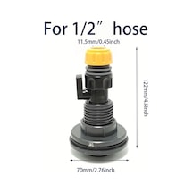 Willowhaven 1/2 İnç Hortum Yağmur Varil Taşma Kiti Bağlantı Seti Havuz Sulama