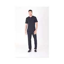 Alfa Aksesuar 03 D's Damat 224016 4'lü Pijama Takımı Lacıvert