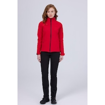 2as Bianca İnce Softshell Kadın Ceket Kırmızı 001