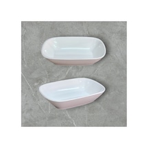 12 Adet %100 Kırılmaz Melamin Kare Çerez & Meze Tabağı 17 Cm - Derinlik 4 Cm - Beyaz Beyaz