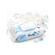 Biolly Cream Care Kremli Islak Mendil 90 Yaprak - Koli 12 Adet 12'li Set