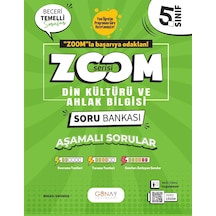 Günay Yayınları 5. Sınıf Din Kültürü Ve Ahlak Bilgisi Zoom Soru Bankası