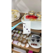 Söz, Kına, Nişan, Mum Şişe Etiketi 3x5 Cm 56 Adet - Arletikettasarım Beyaz